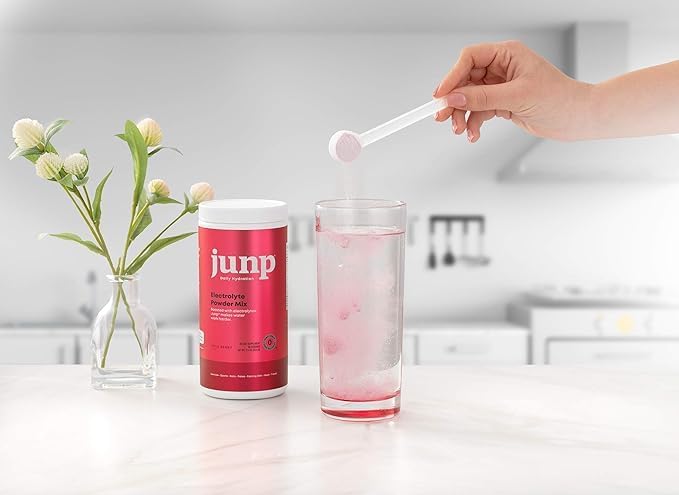 JUNP Electrolytes Powder No Sugar No Carbs – Wild Berry Fruit Flavor Drink Mix - Potassium & Salt Electrolyte Hydration Powder Zero Calorie Sugar Free Electrolyte Powder, Keto Friendly, 180 Servings