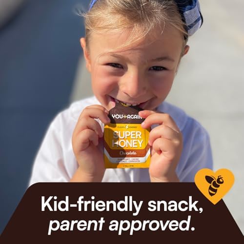 You Again Super Honey Wild Spiced Packets | Workout Clean Energy Gel Packs | Cycling, Endurance, Running Gel or Energy Snack | Paleo & Carnivore Snack | Gluten-Free | Made in USA | 8 Count