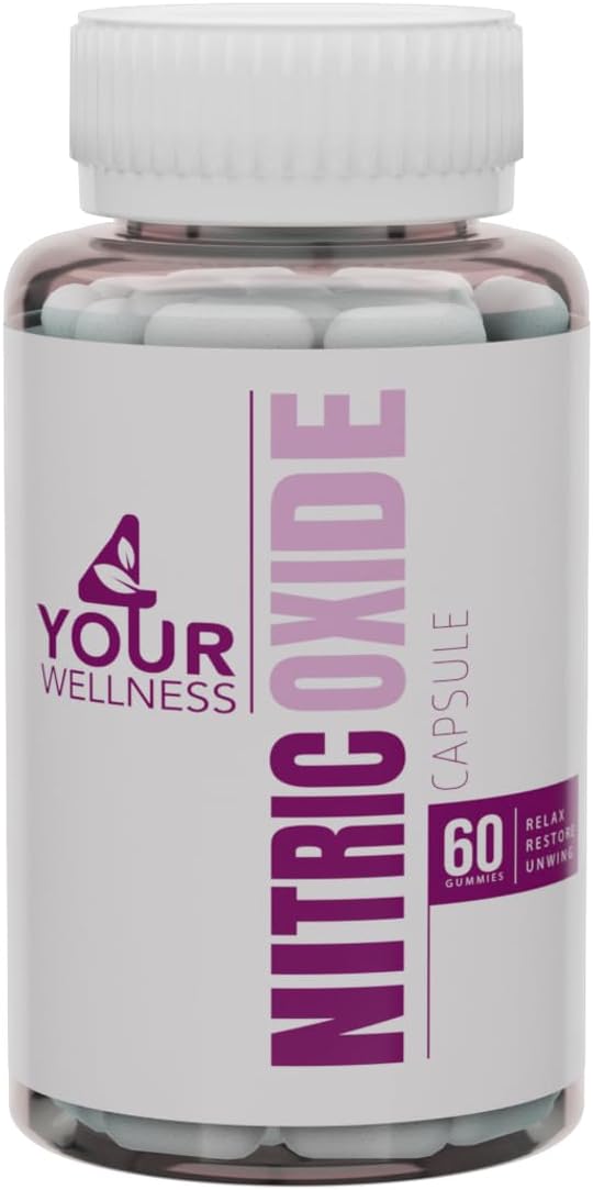 Nitric Oxide Supplement, Boosting Nitric Oxide Production and Blood Pressure, Gluten Free, Non-GMO, Kosher (60)
