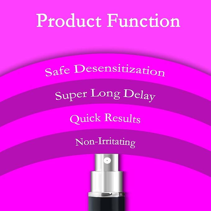 XS Spray - Enhancers - Desensitizing Delay Spray for Men clinically Proven to Help You Last Longer in Bed - Delay Without Losing Pleasure - Delay Sprayer, 5ml (2PC)