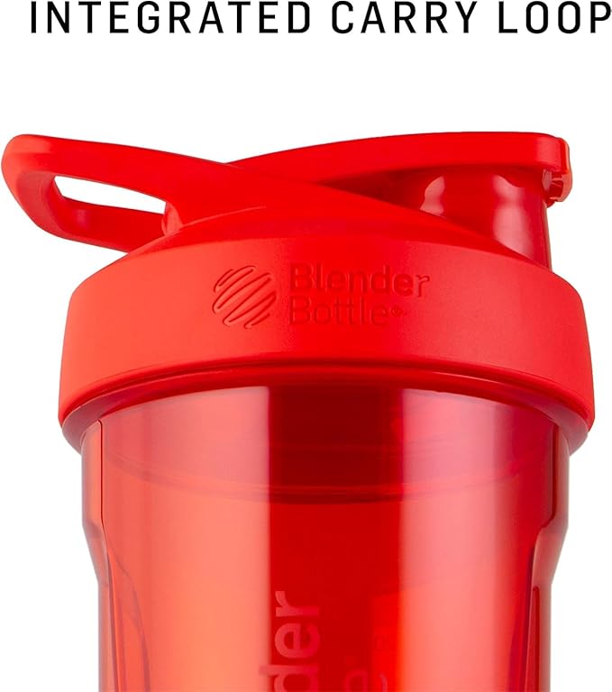 BlenderBottle Strada Shaker Cup Perfect for Protein Shakes and Pre Workout, 28-Ounce, Blue