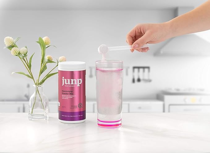 JUNP Electrolytes Powder No Sugar No Carbs – Vine Ripened Grape Infused Drink Mix - Potassium & Salt Electrolyte Hydration Powder Zero Calorie Sugar Free Electrolyte Powder,180 Servings