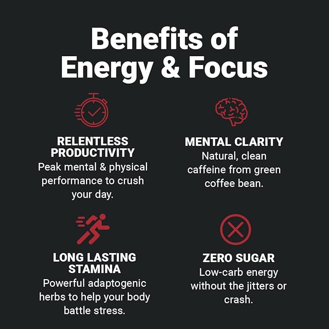 Wilderness Athlete - Energy & Focus | Energy Pre Workout for Women & Men - Energy Powder Drink Mix with Natural Caffeine - Low-Carb, Zero Sugar, No Crash Workout Powder - 30 Serving Tub (Orange)