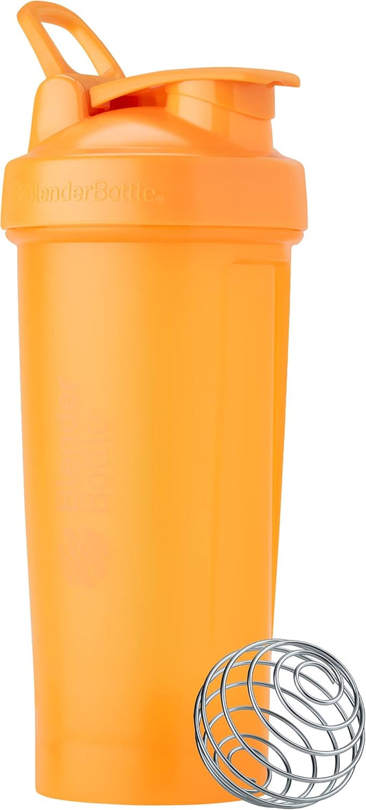 BlenderBottle Classic V2 Shaker Bottle Perfect for Protein Shakes and Pre Workout, 28-Ounce, Mango