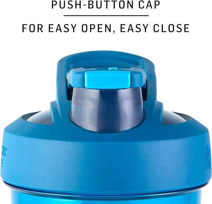 BlenderBottle Strada Shaker Cup Perfect for Protein Shakes and Pre Workout, 28-Ounce, Blue