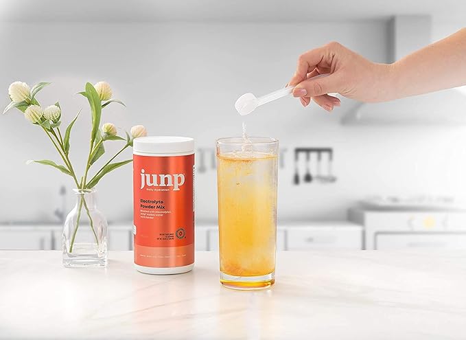 JUNP Electrolytes Powder No Sugar No Carbs, Orchard Fresh Juicy Peach Keto Electrolyte Drink Mix, Potassium & Salt Hydration Powder Electrolytes Zero Calorie Sugar Free Electrolyte Powder, 90 Servings