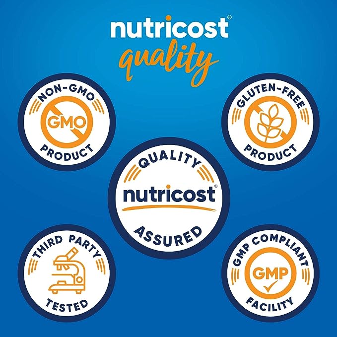 Nutricost L-Citrulline 500mg, 120 Capsules - Gluten Free, Non-GMO, 1000mg Per Serving (60 Serv)