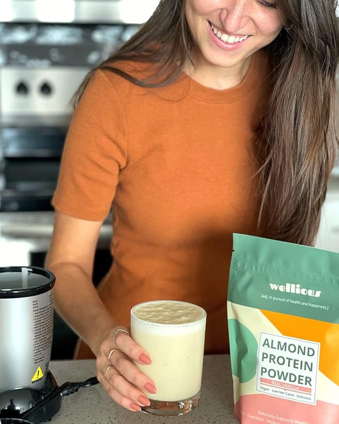 Clean Vegan Protein Powder Chocolate - Organic Plant Based Protein Powder Dairy Free for Gut Health, No Sodium, High Fiber, Keto Friendly, Non Dairy, Lactose Free Protein Powder