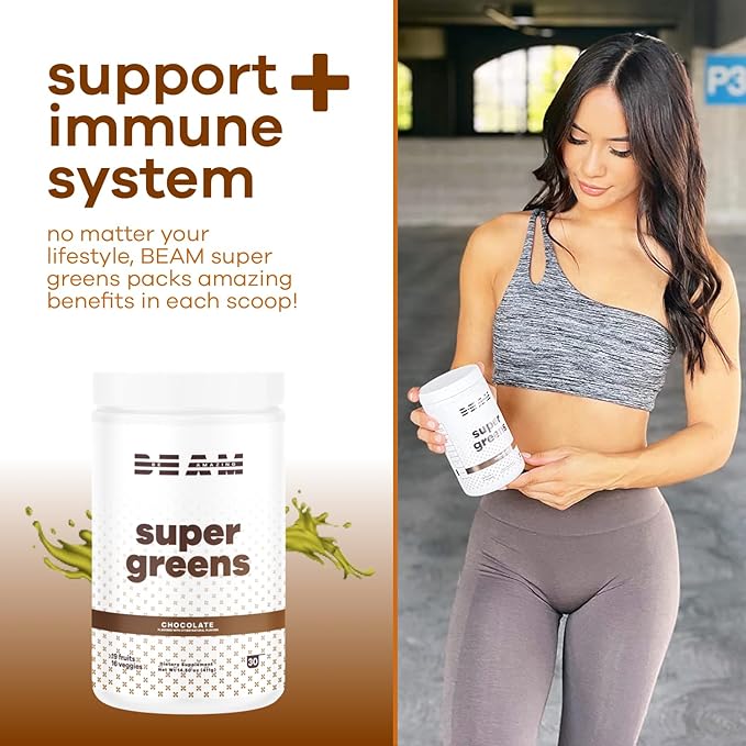 Be Amazing Vegan Pre-Workout Powder | On-The-Go Energy Boost Drink Powder with All-Natural Caffeine, No Crash, No Jitters | Gluten-Free Supplement with Adaptogens | Pink Lemonade, 7 Travel Stick