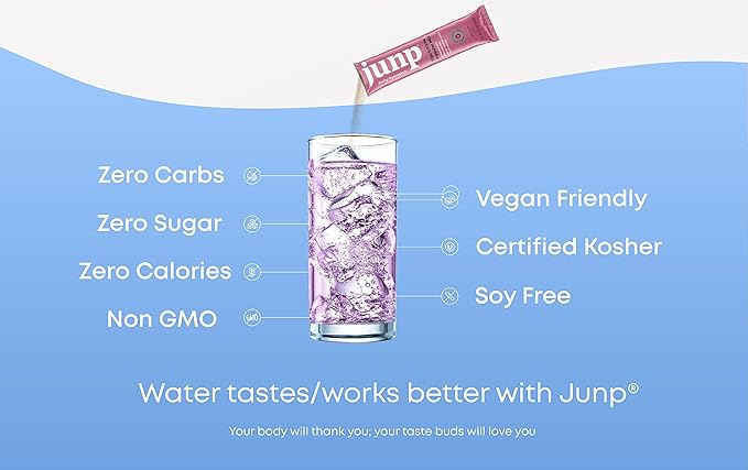 JUNP Electrolytes Powder No Sugar No Carbs – Vine Ripened Grape Keto Electrolyte Drink Mix - Potassium & Salt Hydration Powder Electrolytes Zero Calorie Sugar Free Electrolyte Powder, 90 Servings