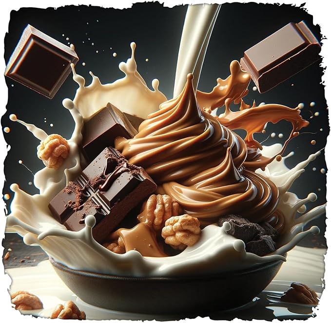 Black Magic Protein Powder - Whey, Egg, and Casein Complex with Enzymes & MCT Powder - Pre Workout and Post Workout - New Look- Famous Chocolate Peanut Butter Puffs - 24g Protein - 2 LB