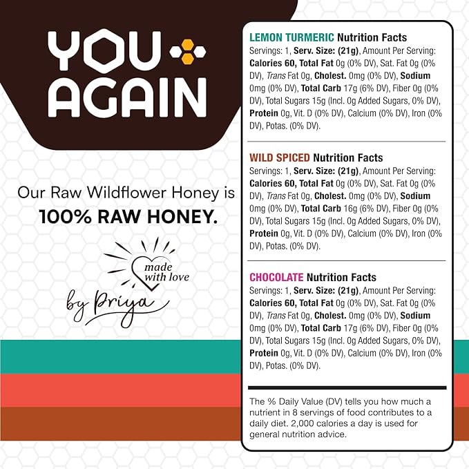 You Again Super Honey Packets - Variety | Workout Clean Energy Gel | Cycling, Endurance, Running Gel or Energy Snack | Paleo & Carnivore Snack | Gluten-Free | Made in USA | 12 Count