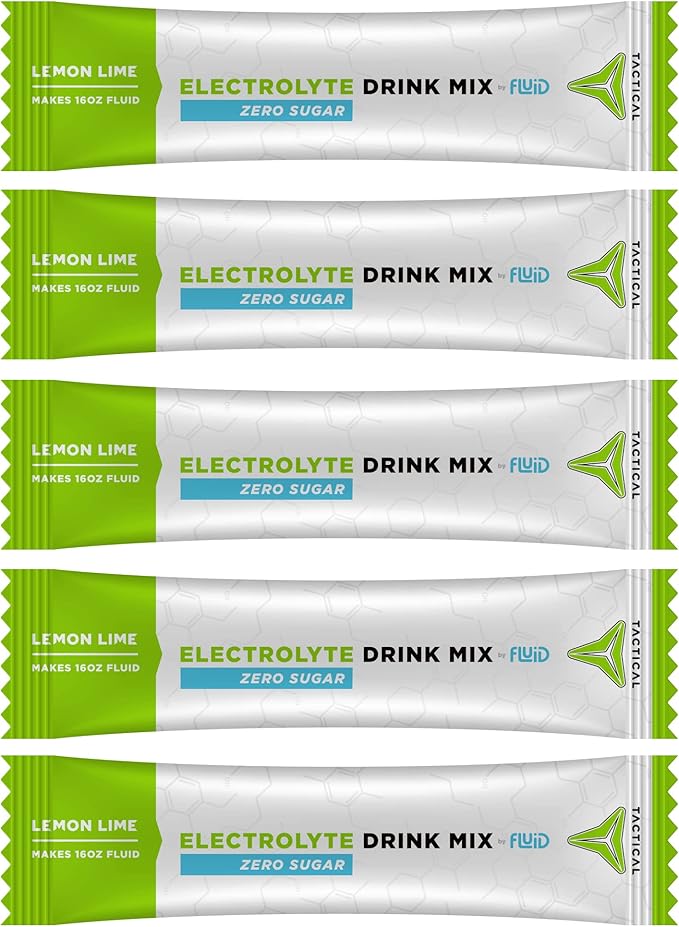 Zero Sugar, Keto Electrolyte Powder, Hydration Packets, Made in USA (Lemon Lime, 25 Count)