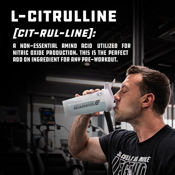 Cutler Nutrition Jay Essentials 100% Pure L-Citrulline Powder Unflavored 3g Per Serving Supports Endurance and Pumps (2 Pack)