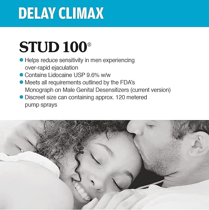 Stud 100 Male Genital Desensitizer Spray, 7/16- Fl. Ounce Box (Pack of 1