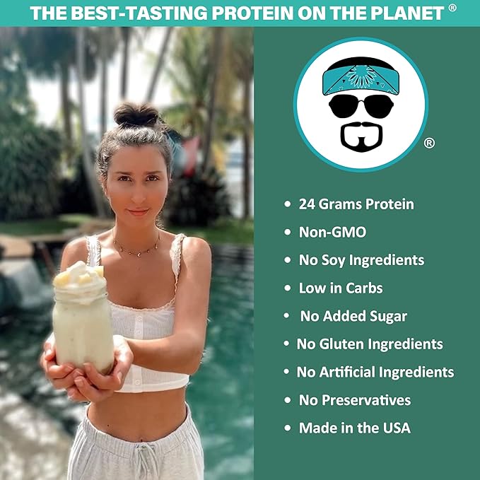 Jay Robb Vanilla Egg White Protein Powder, Low Carb, Keto, Vegetarian, Gluten Free, Lactose Free, No Sugar Added, No Fat, No Soy, Nothing Artificial, Non-GMO, Best-Tasting (Individual Packets)