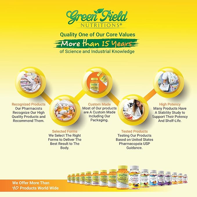 Greenfield Nutritions Halal Multivitamins for Women and Men - 60 Gelatin Free Multivitamin Tablets with 27+ Vitamin Minerals, A, B12, C, D3, Iron and Zinc - Supports Immunity Bone and Overall Health