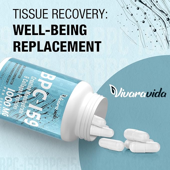 BPC-159 Peptide Capsules 1500mcg - High Potency BPC 159 - Gluten Free | 60 Capsules