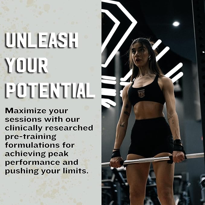 Iron Kingdom Pre Workout Powder for Men & Women Caffeine, Beta Alanine & Aminos for Intense Focus Endurance & Pump - Preworkout Energy Drink Powder Natural White Freezie - 42 Servings