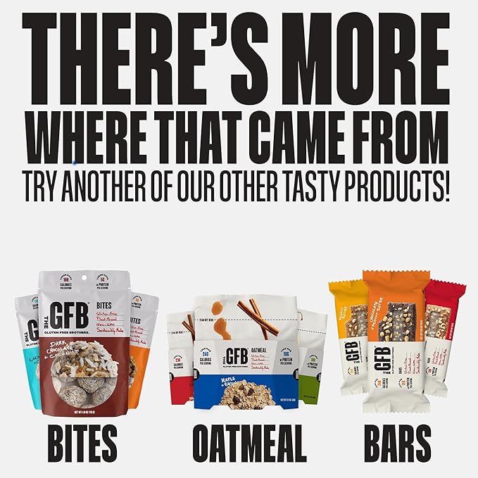 The Gluten Free Brothers Gluten Free Protein Cookie Bites Nut Free Variety Pack – Super Tasty Allergian Friendly Fudge Brownie, Cookie Dough & Birthday Cake Vegan Protein Bites, 4 Oz (6 Count)