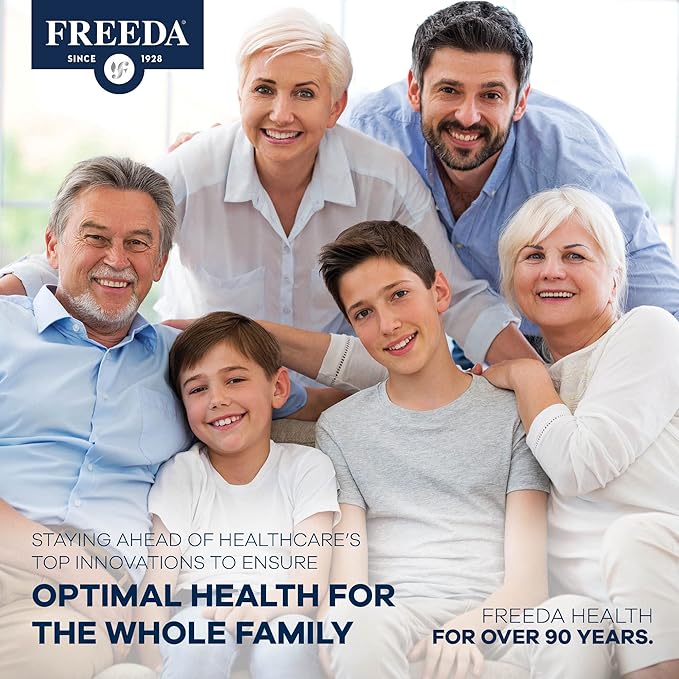 Freeda Senior Multivitamin - Kosher Vitamins for Men & Women 60 and Over - One Daily Coated Tablet - Women’s & Men’s Vitamins Multivitamin 60 Plus - Vitamins for Women Over 60 Plus Elderly (250 Count)