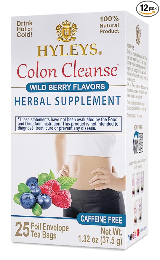 Hyleys Colon Cleanse Wild Berries (12 Pack)