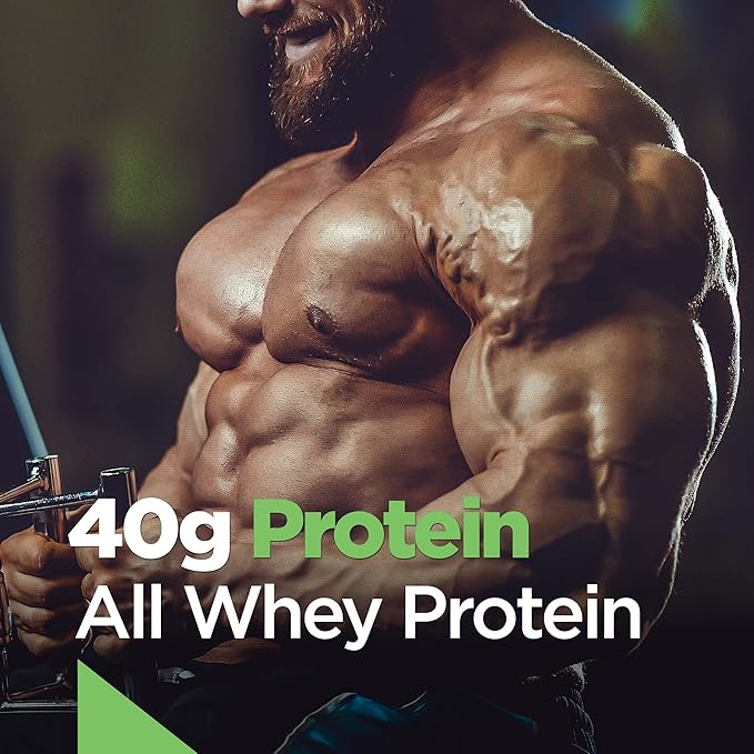 Rule 1 R1 Mass Gainer, Cookies & Creme - 11.29 Pounds - 40g of All-Whey Protein with 6:1 Carb-to-Protein Ratio - 16 Servings