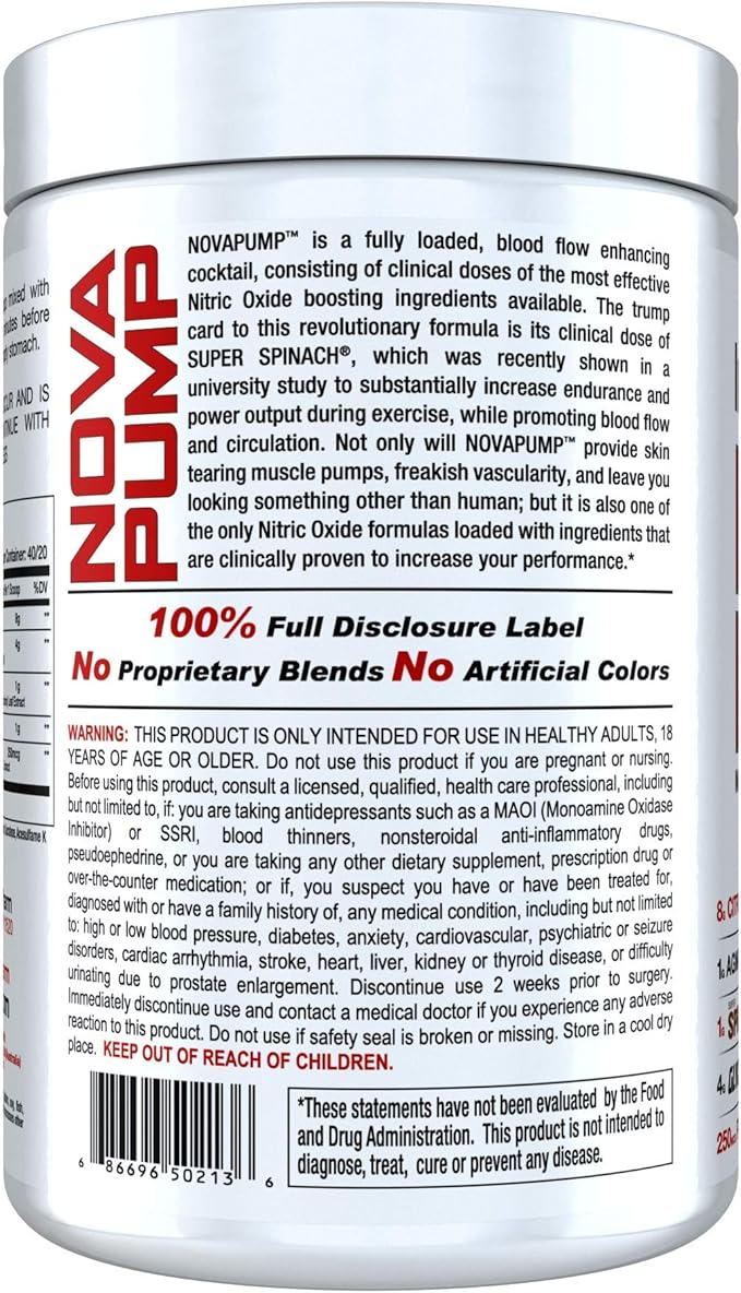 InnovaPharm NOVAPUMP (Unicorn Candy) - 11.2 Ounces