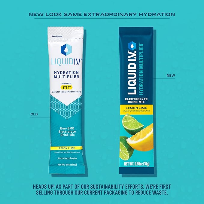 Liquid I.V.® Hydration Multiplier - Popsicle Firecracker | Electrolyte Powder Drink Mix | 1 Pack (16 Servings)