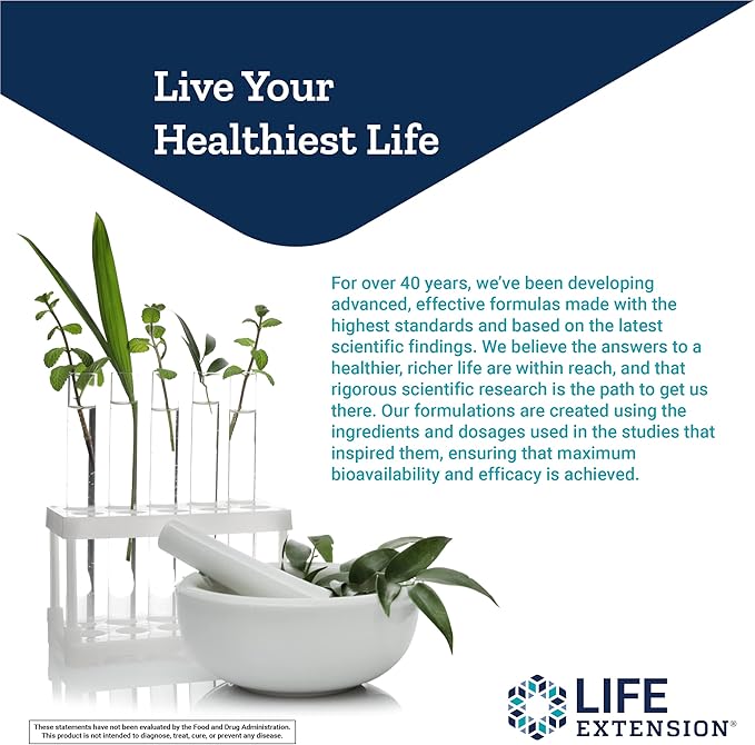 Life Extension Brain Fog Relief Caffeine-Free, Fast-Acting Nootropic Formula Helps Clear Your Mind – Gluten-Free, Non-GMO - 30 Softgels
