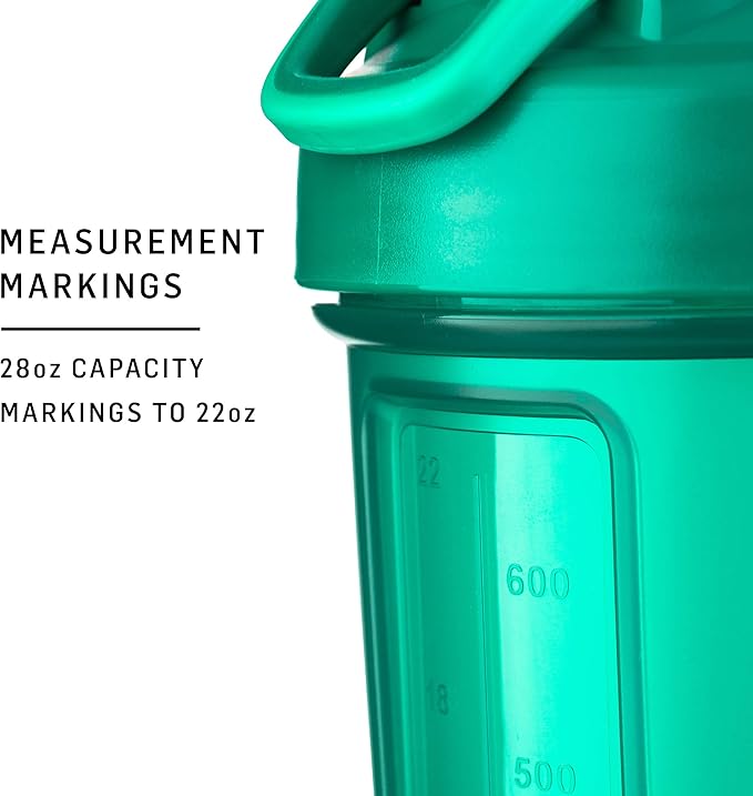 BlenderBottle Classic V2 Shaker Bottle Perfect for Protein Shakes and Pre Workout, 28-Ounce, Plum