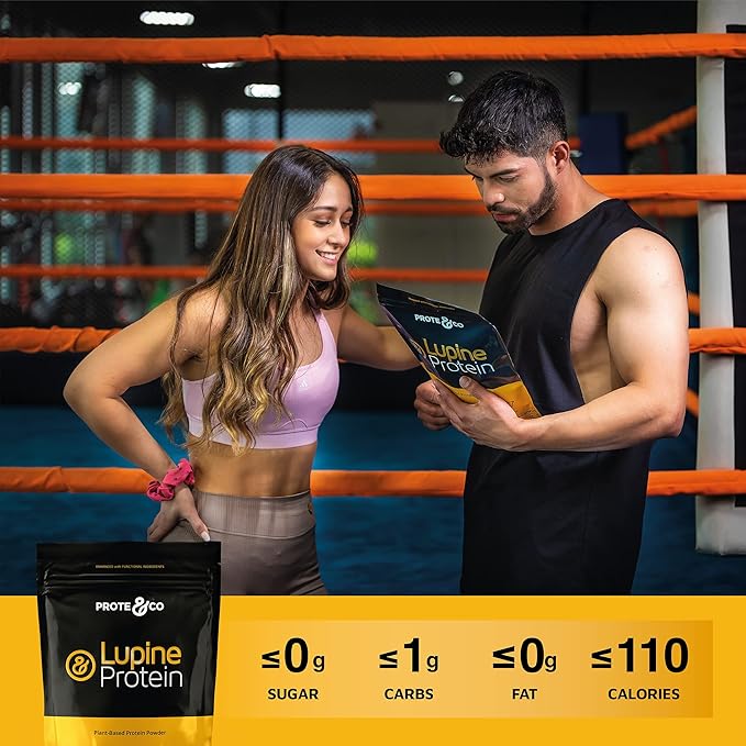 PROTE & CO - Lupin-Based Vegan Protein Powder, Banana Flavor, 1.41 Lb.