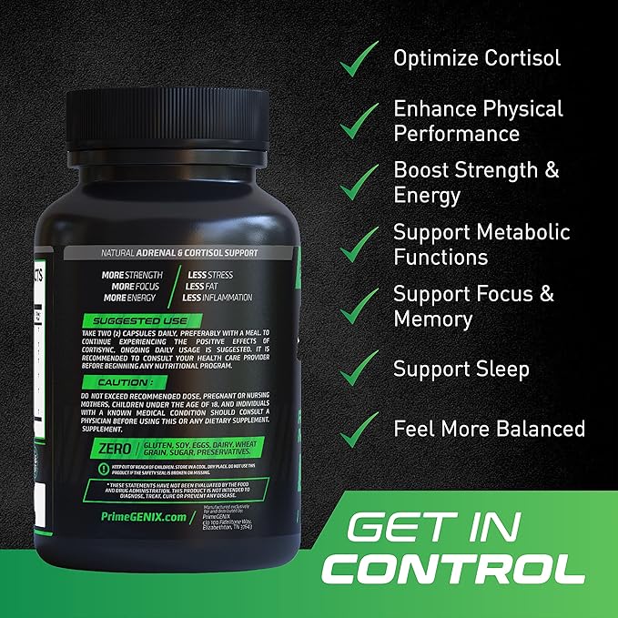 CortiSync | Reduce Cortisol | Increase Energy | Improve Focus | Organic