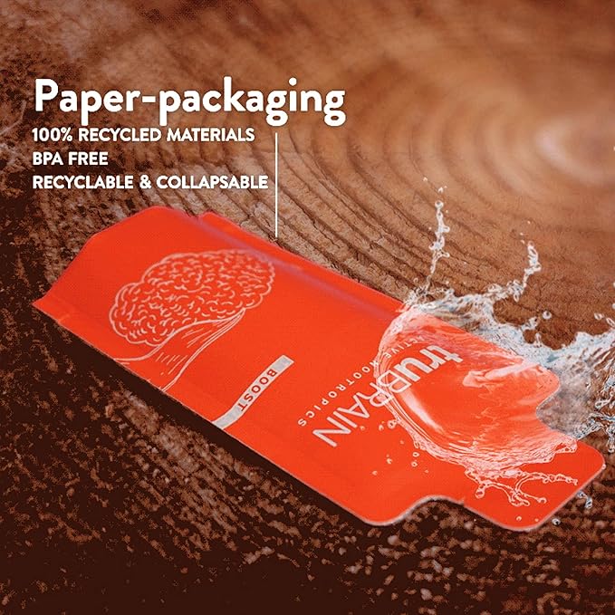 TruBrain Drinks – Nootropic Brain Food Designed by Neuroscientists to Boost Mental Output & Improve Memory Nootropic Supplement